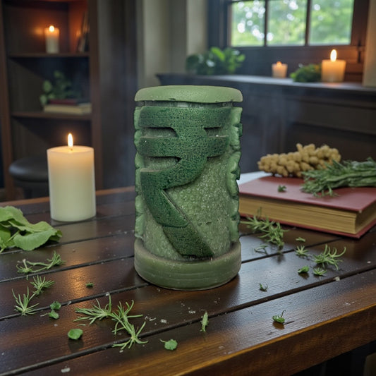 Rupee Green Candle