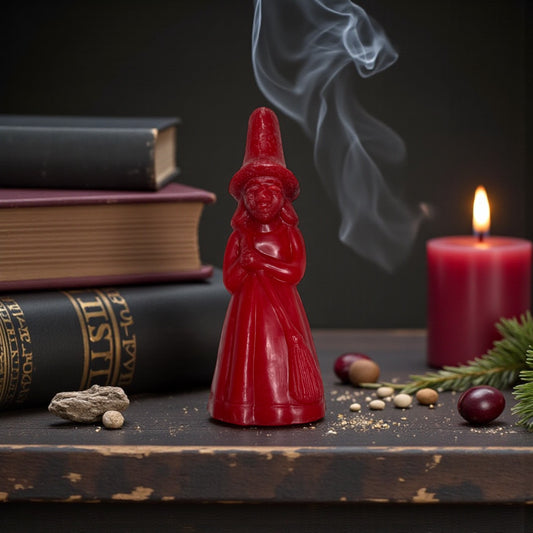 Red Witch Spell Candle