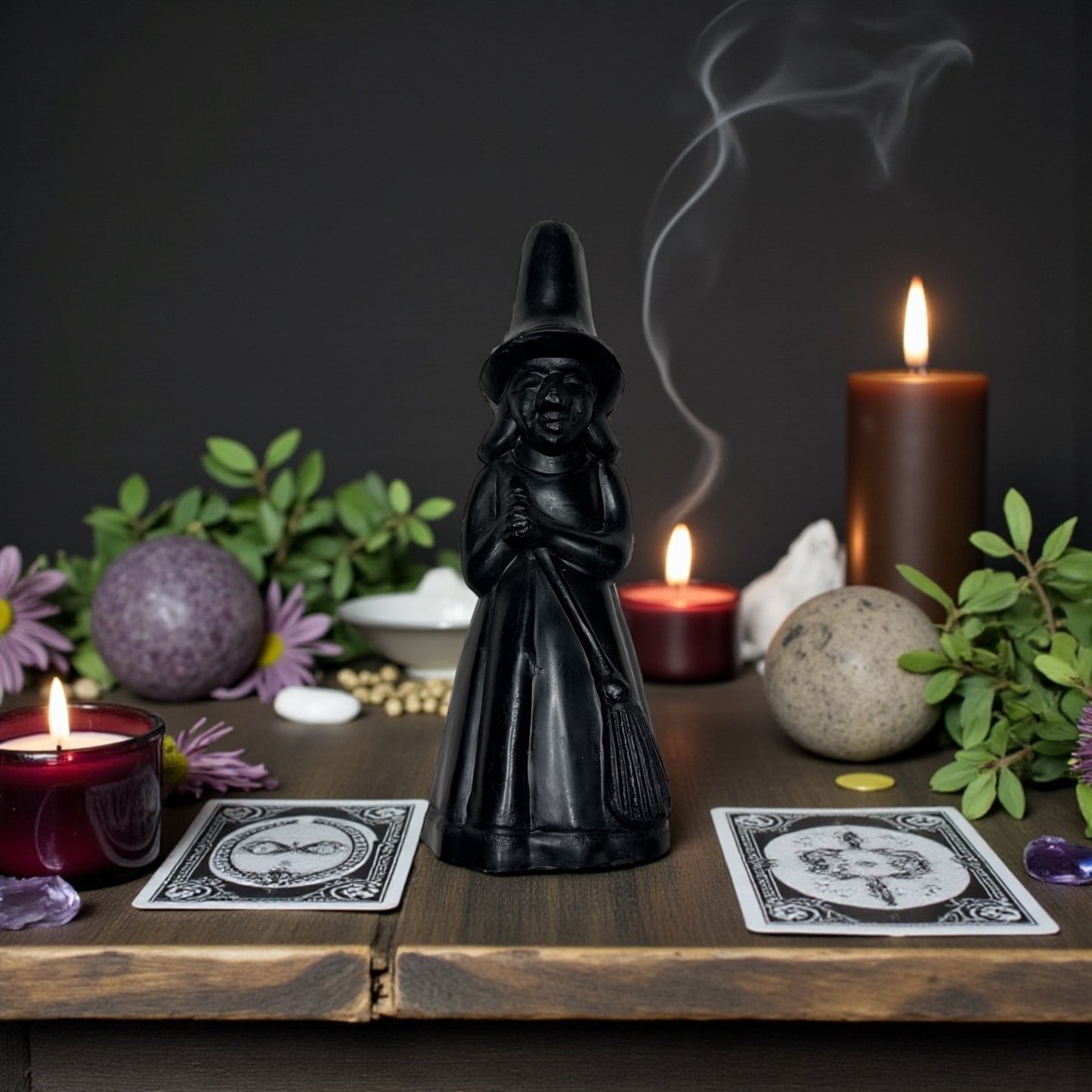 Black Witch Spell Candle
