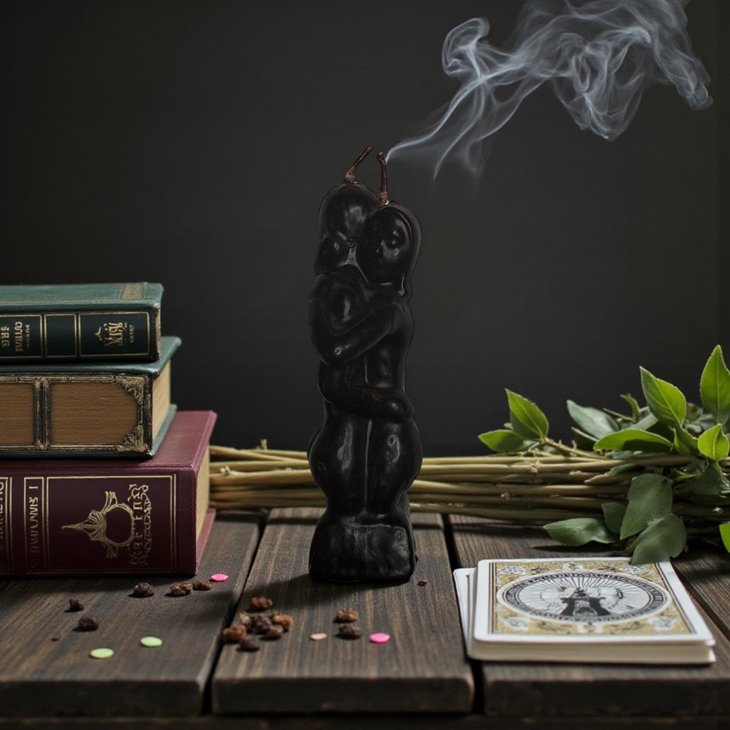 Black Erotic Couple Spell Candle