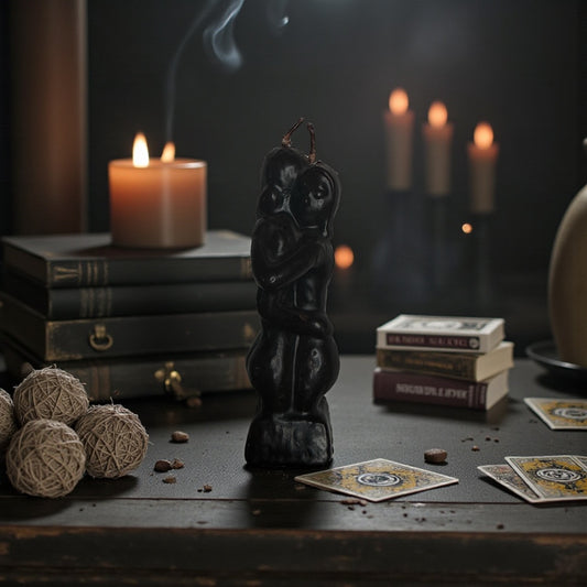 Black Erotic Couple Spell Candle