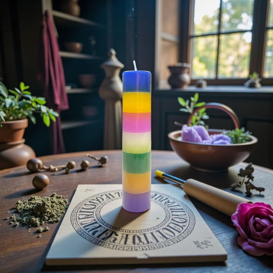 7 Archangel All-in-One Pillar Candle