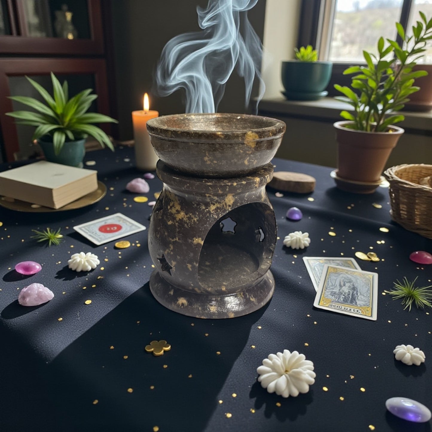 Soapstone Oil Burner – OM Design