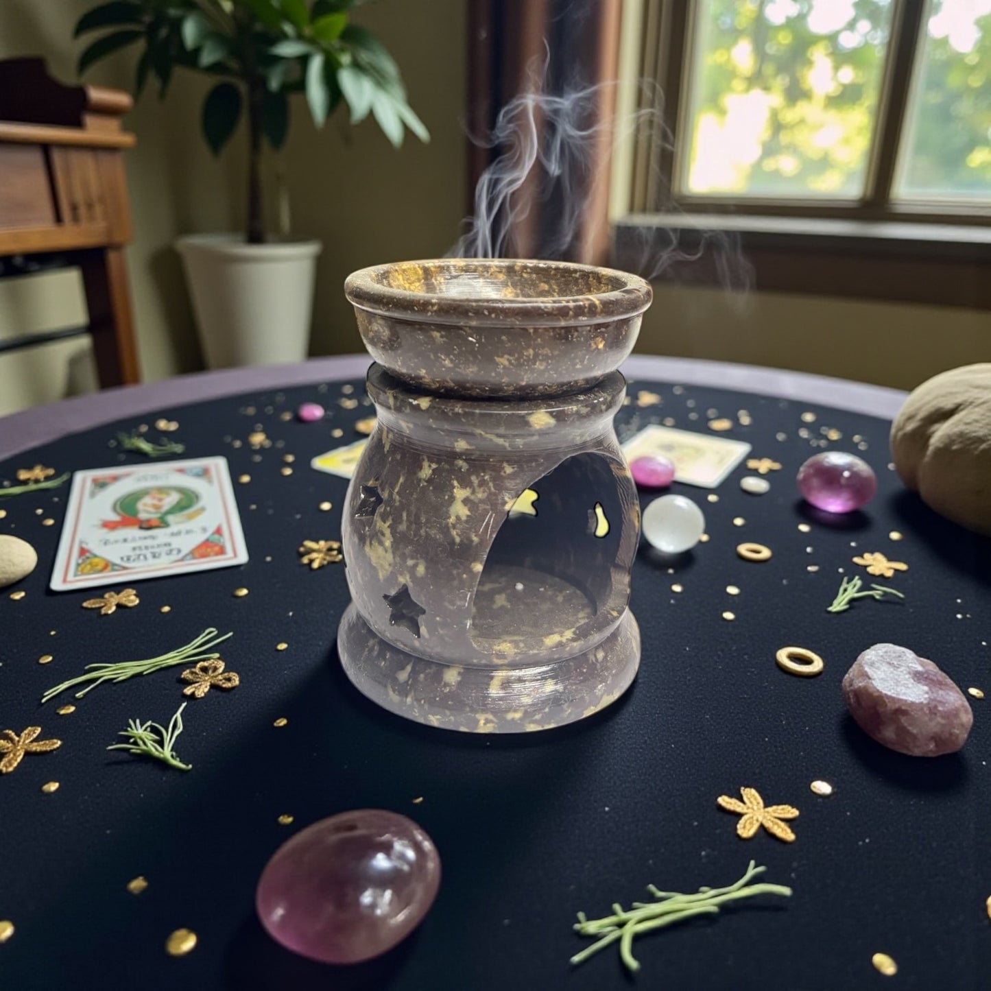 Soapstone Oil Burner – Sun Design