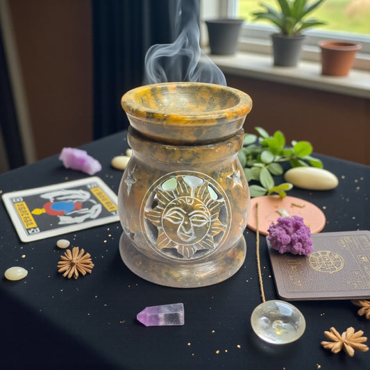 Soapstone Oil Burner – Yellow Sun Design
