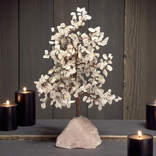 Rose Quartz Crystal Tree