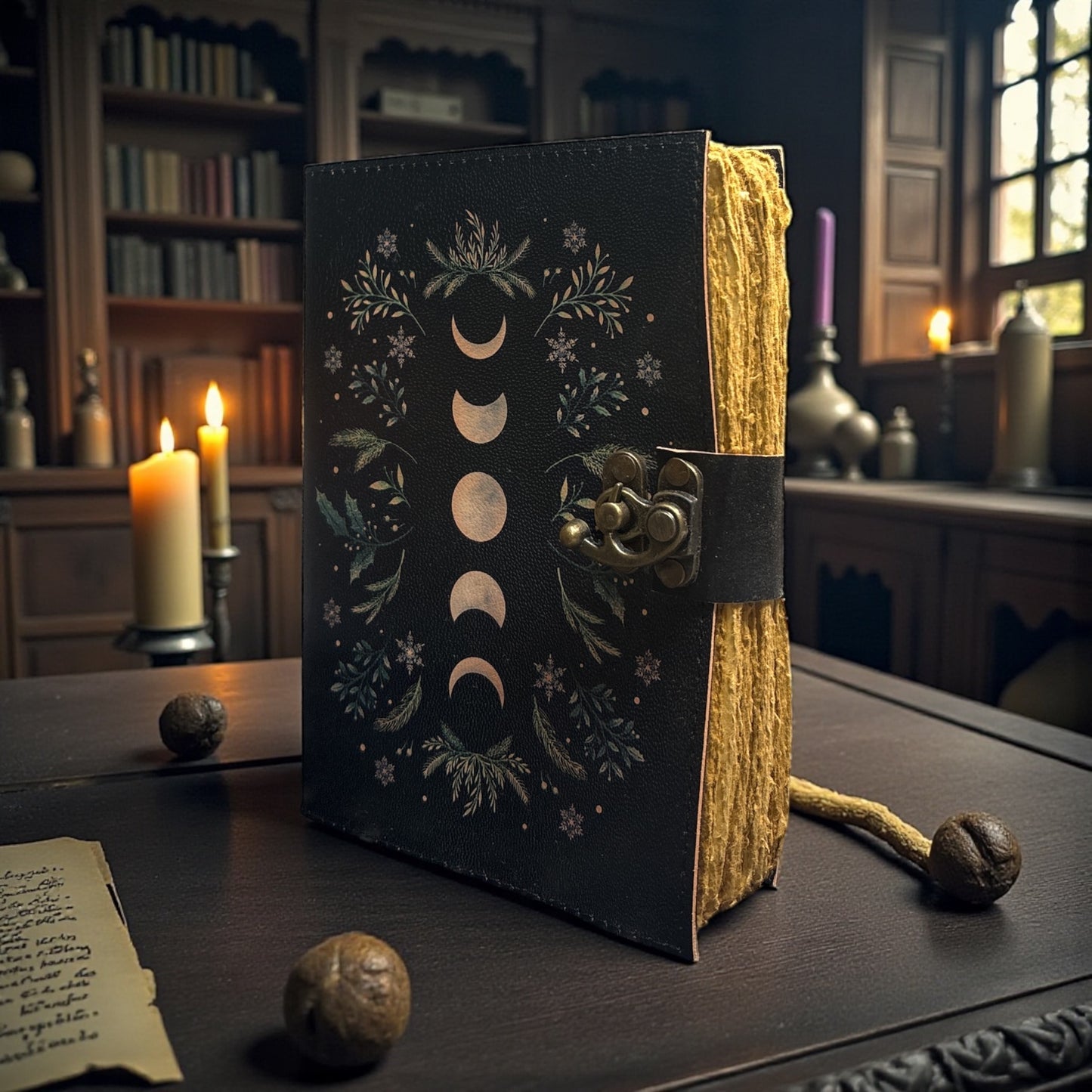 Phases of Moon Journal  – 200 Pages | Handmade
