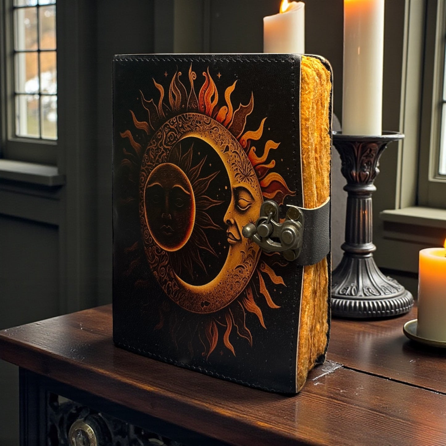 Sun & Moon Journal  – 200 Pages | Handmade