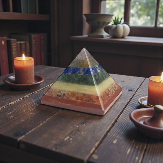 7 Chakra Crystal Pyramid