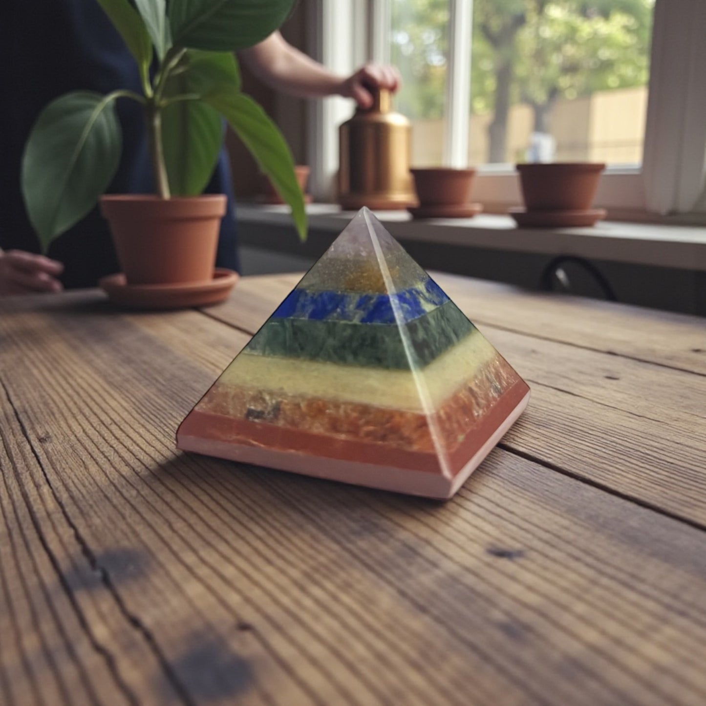 7 Chakra Crystal Pyramid