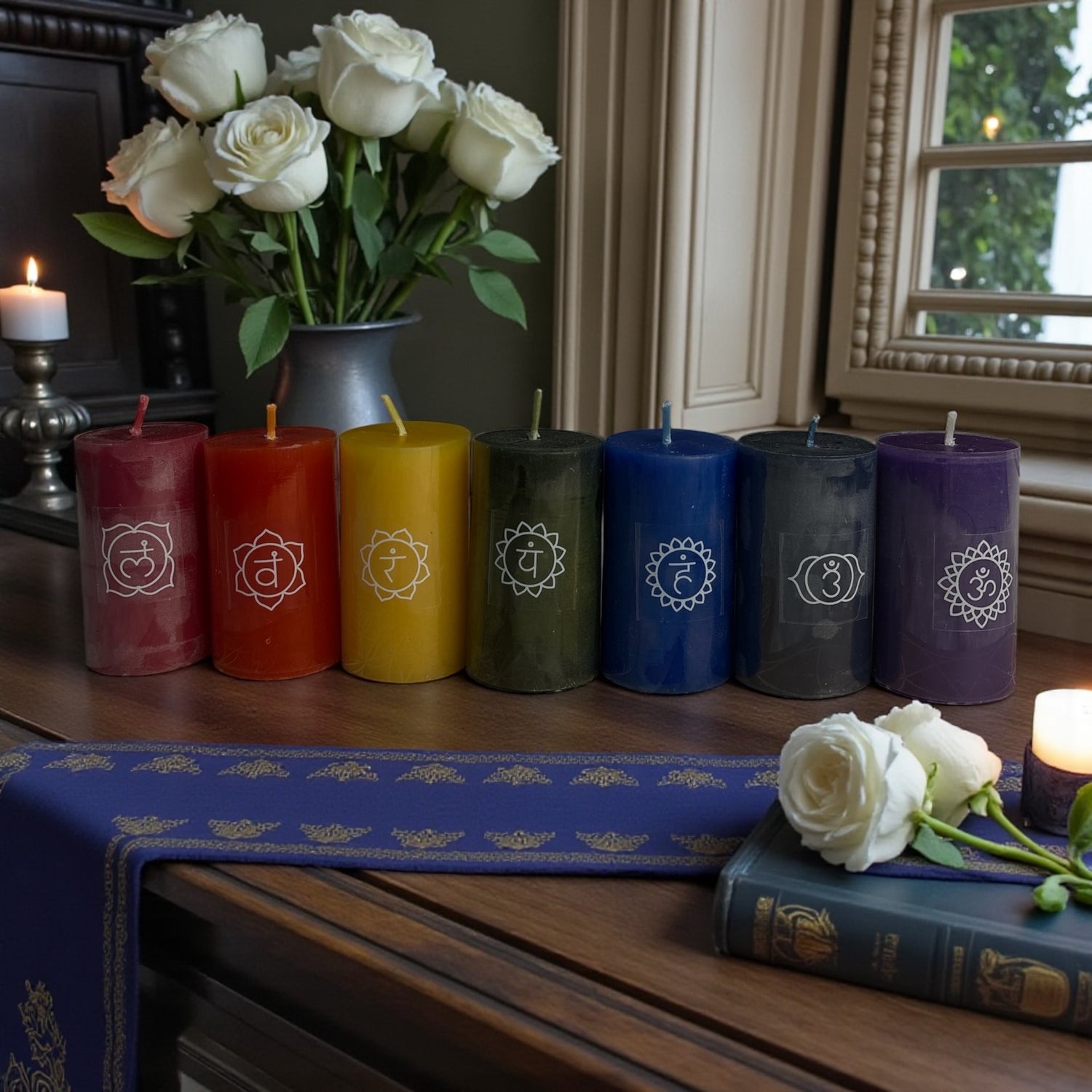 7 Chakra Candles
