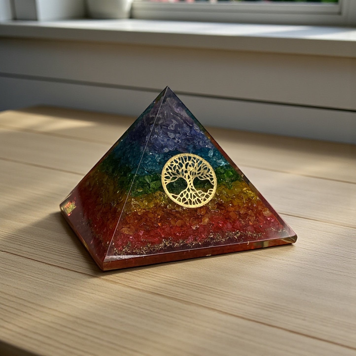 7 Chakra Tree of Life Pyramid