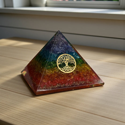 7 Chakra Tree of Life Pyramid