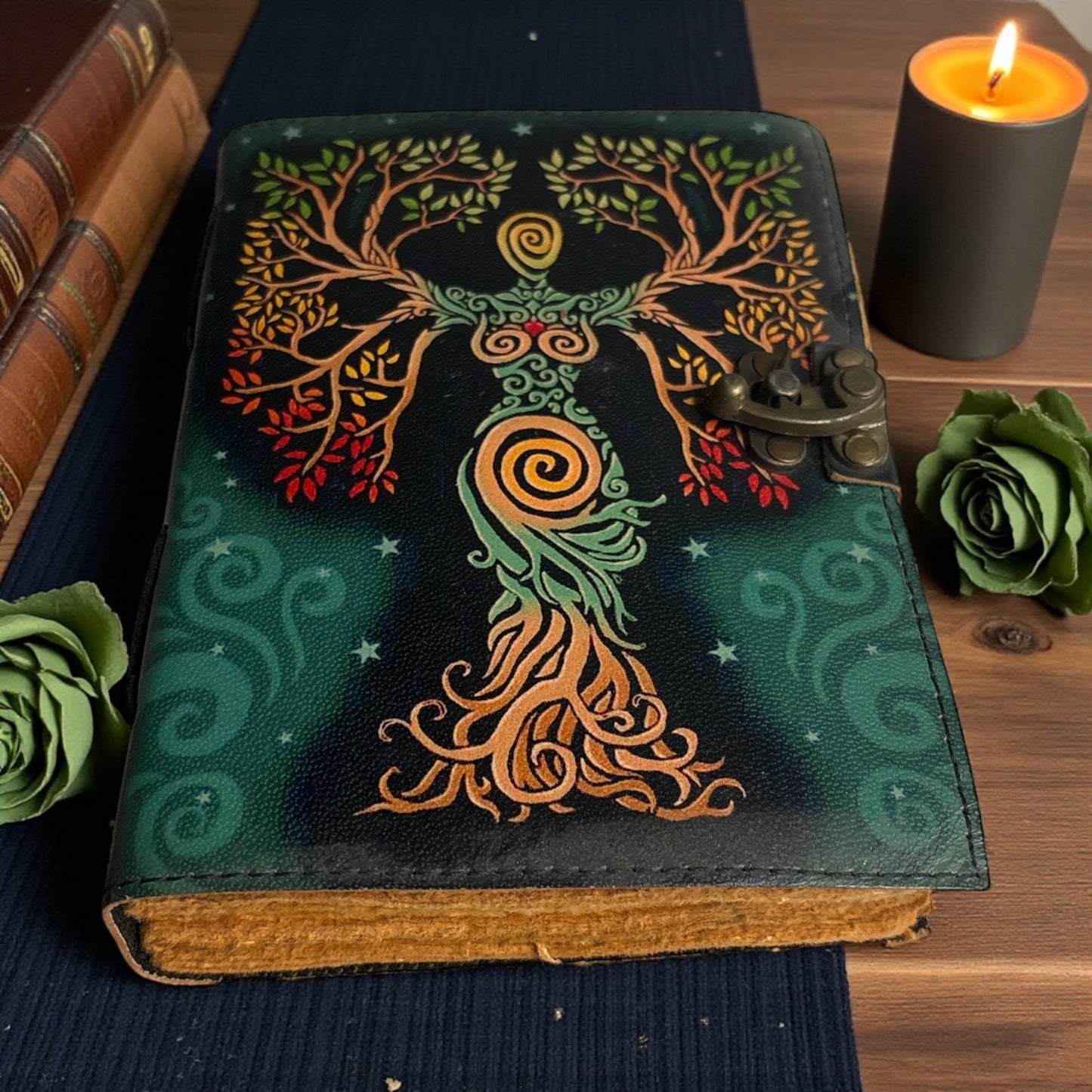 Goddess Tree of Life Journal  – 200 Pages | Handmade Spiritual Journal