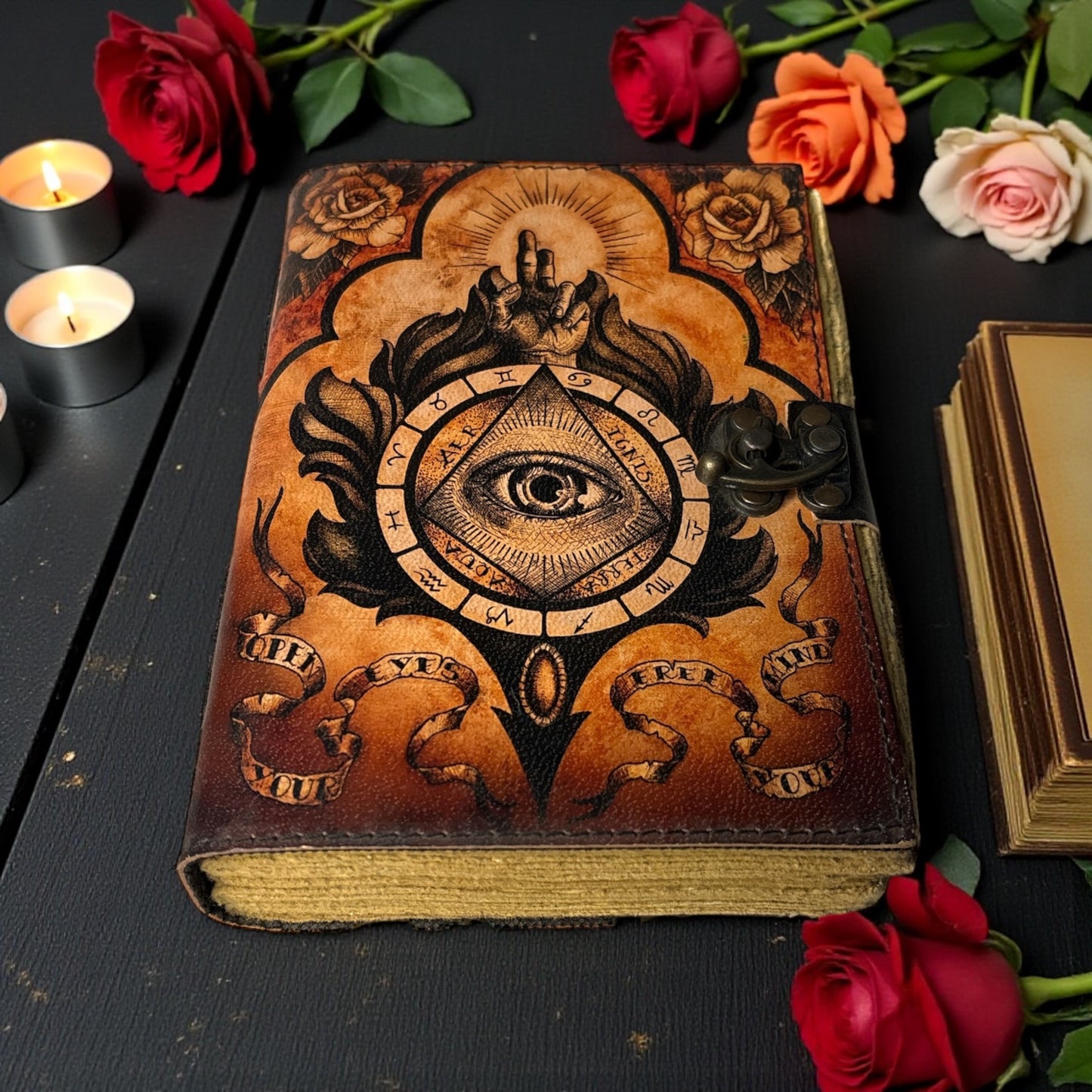 Illumination –  Open Your Eyes  Journal-200 Pages | Handmade