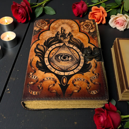 Illumination –  Open Your Eyes  Journal-200 Pages | Handmade