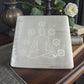 Selenite 7 Chakra Square Plate