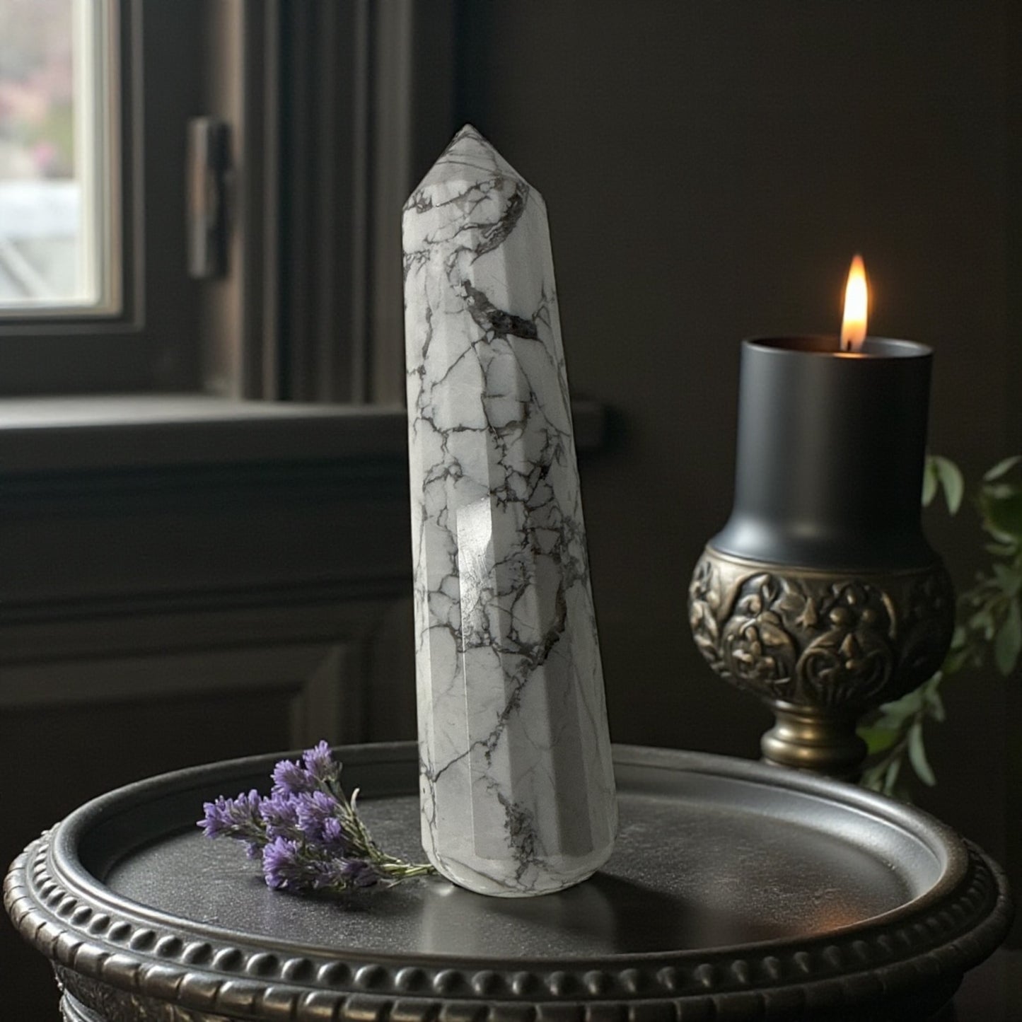 Howlite Wand