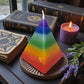 7 Chakra Pyramid Candle