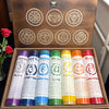 7 Chakra Scented Candle Set