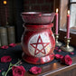 Soapstone Oil Burner – Pentacle Design
