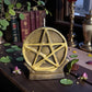 Golden Pentacle Candle