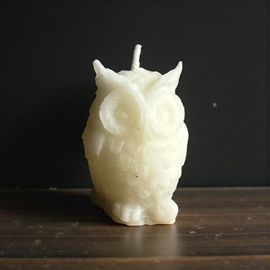 White Owl Candle