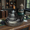 Ceramic Waterfall Buddha Backflow Incense Burner