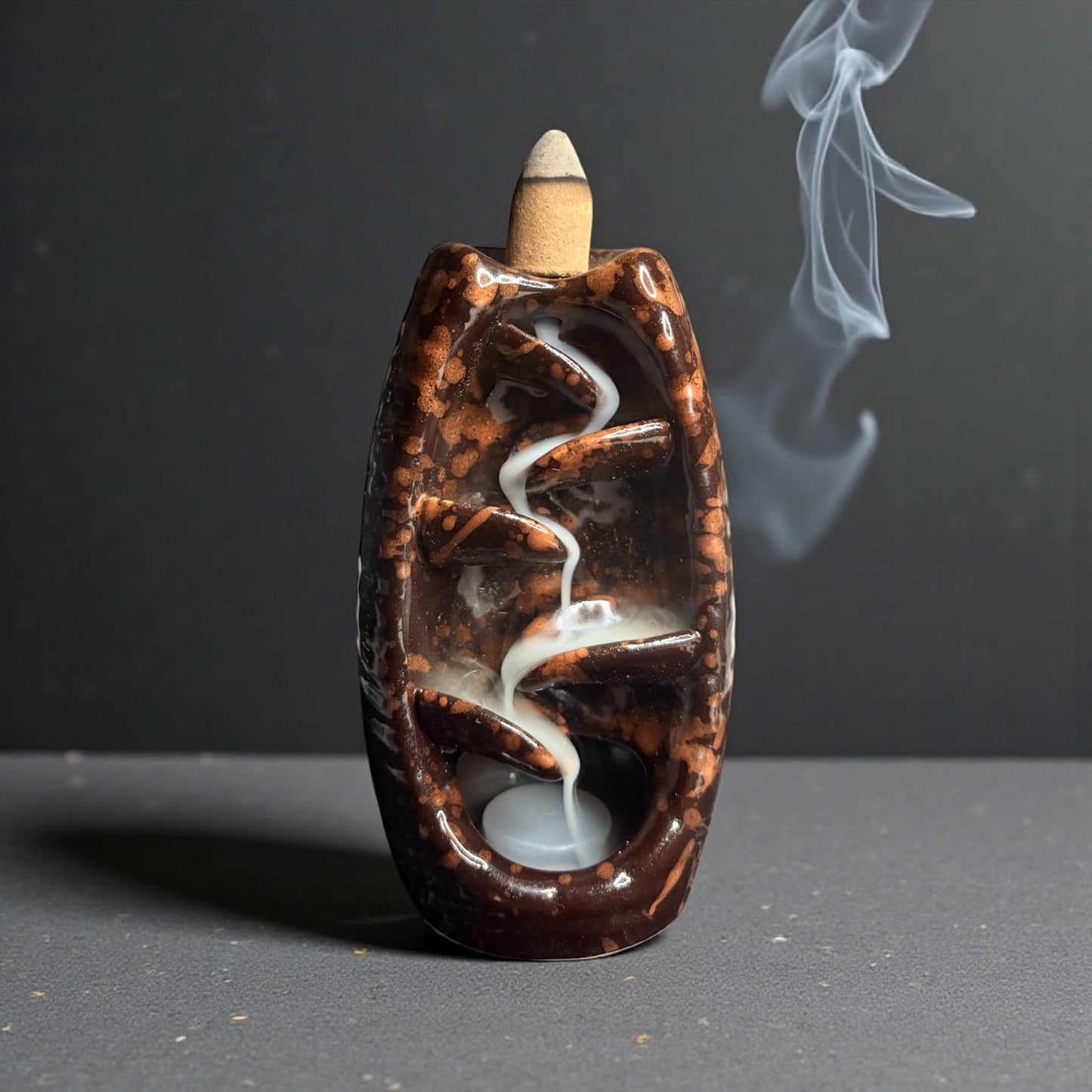 Ceramic Bottle Backflow Incense Burner