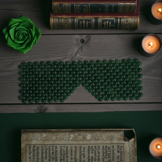 Green Aventurine Eye Mask