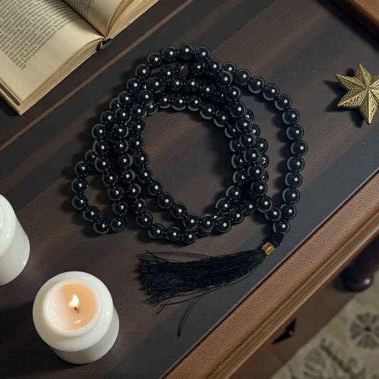 Hematite Jaap Mala – 108 Beads