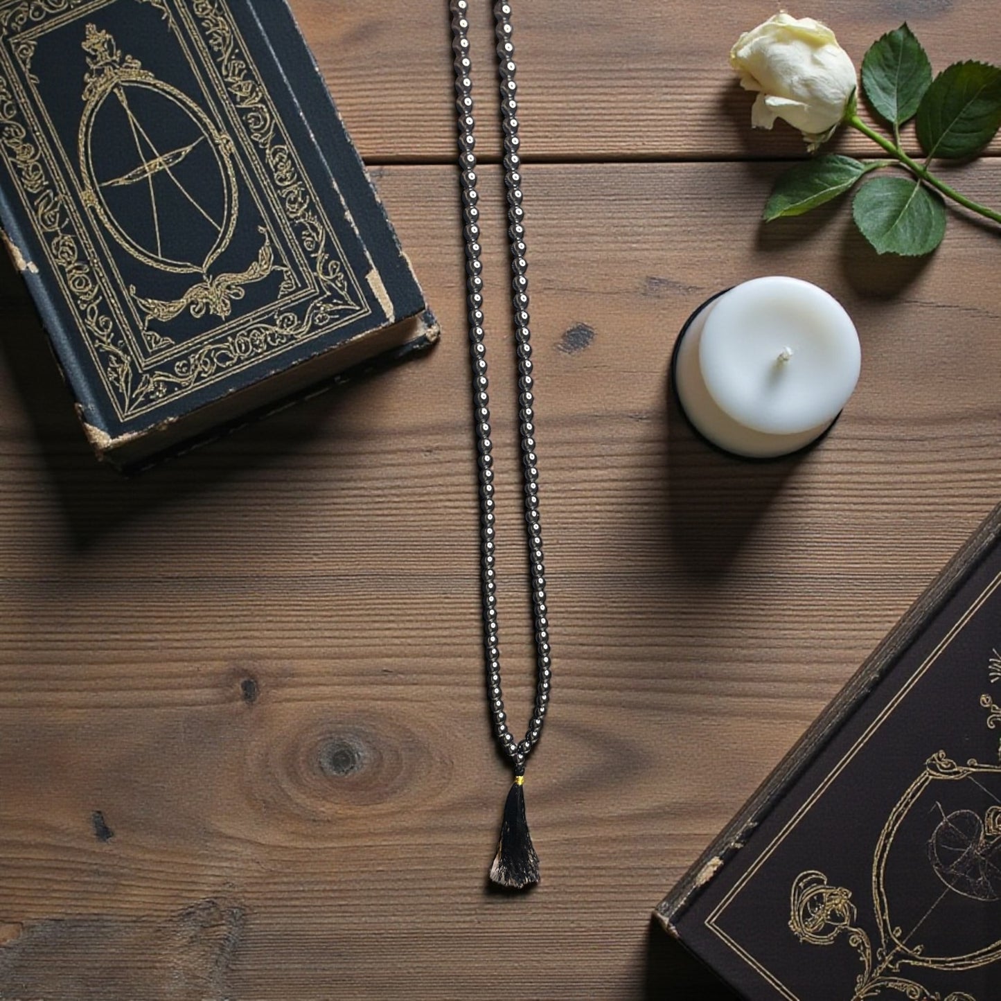 Hematite Jaap Mala – 108 Beads