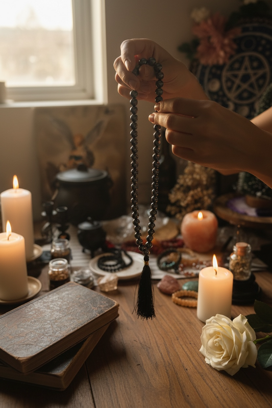 Hematite Jaap Mala – 108 Beads