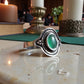 Green Aventurine Adjustable Ring