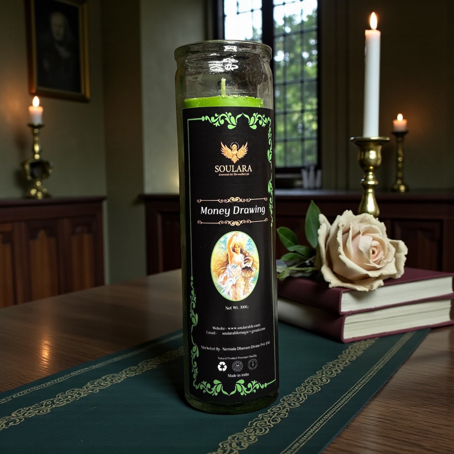 Money Drawing Magic Jar Candle