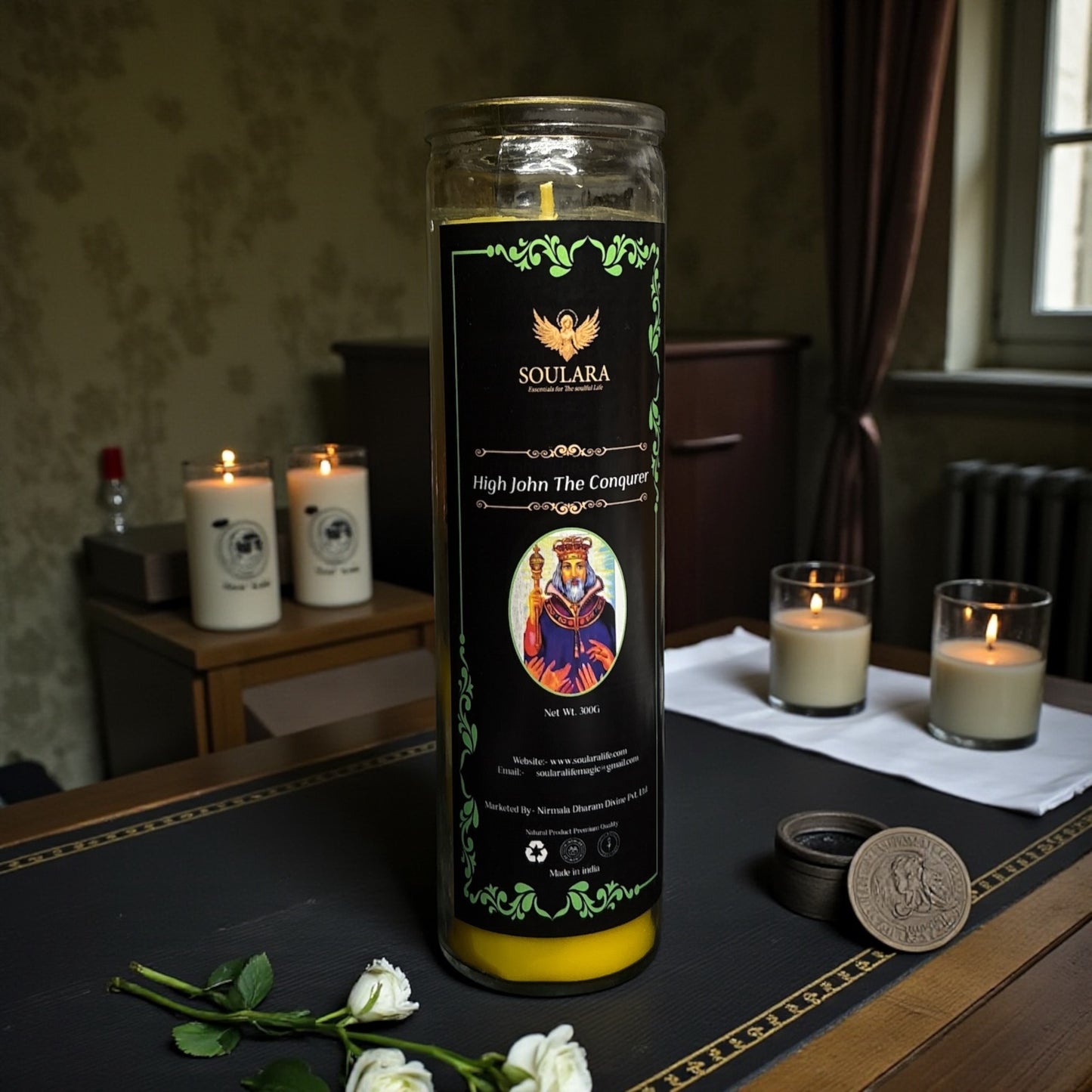 High John The Conqueror Magic Jar Candle