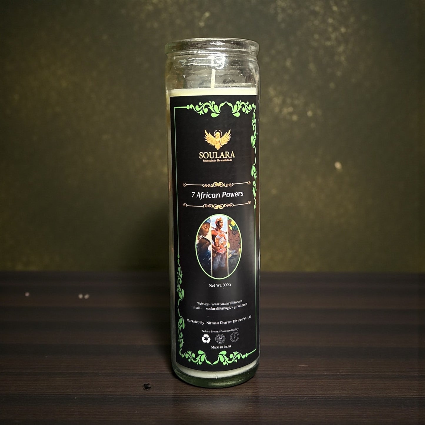 7 African Powers Magic Jar Candles