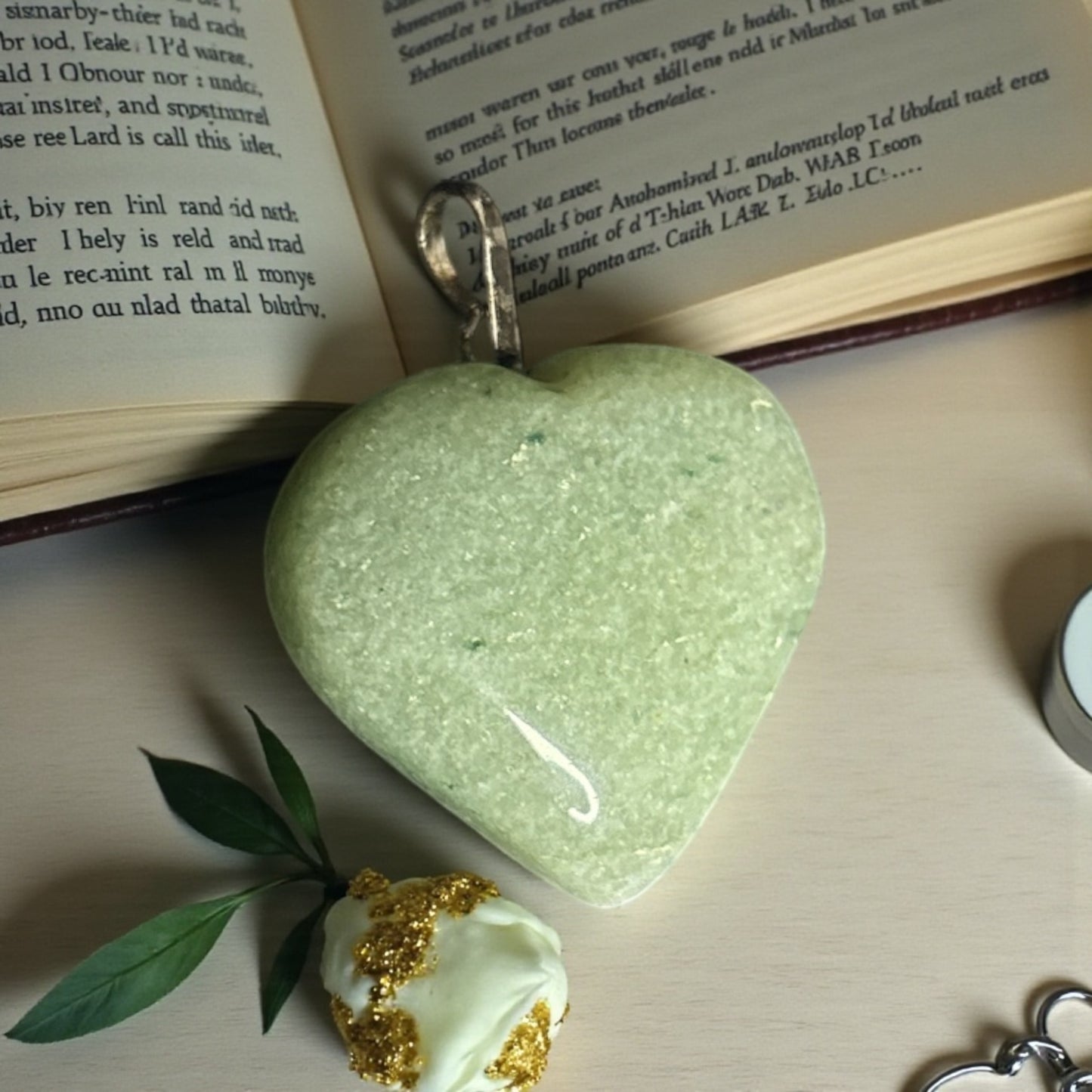 Green Aventurine Heart Pendant