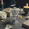 Triquetra Engraved Brass Chalice
