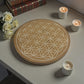 Wooden Flower of Life Grid Board