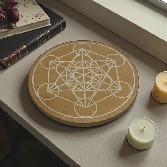 Wooden Metatron Grid Board