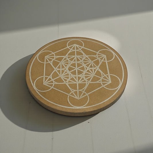 Wooden Metatron Grid Board
