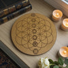 Wooden 7 Chakra Grid Board