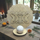 Howlite Sphere / Triple Moon Goddess Sphere Holder