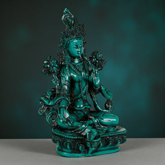 Statue Green Tara Maa