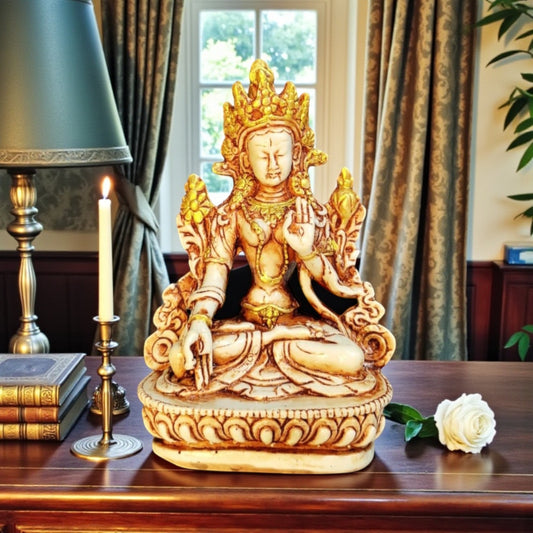 Statue Golden Tara Maa