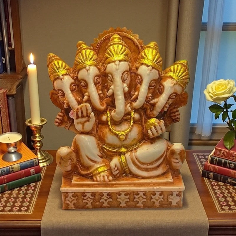 Statue Panchmukhi Ganesha