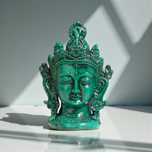 Statue Green Tara Maa (Crown)