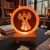 Himalayan Rock Salt Lamp – 3D Angel Design
