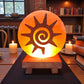 Himalayan Rock Salt Lamp – 3D South-West Sun Design